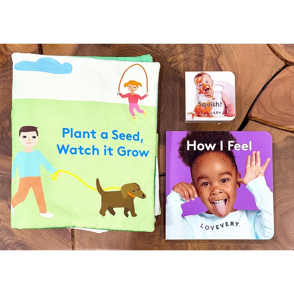 Lovevery 3 Book Set from The Explorer Play Kit for months 9 and 10 - NEW 📚🌱📚